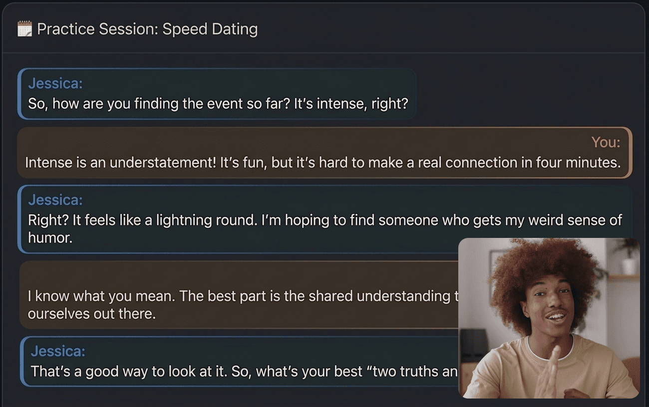 Sermara practice session screenshot